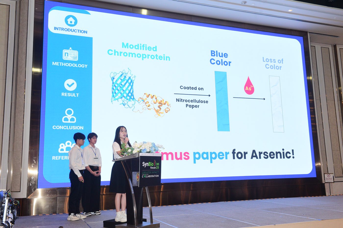 Team presentation at SynBio Forum 2025