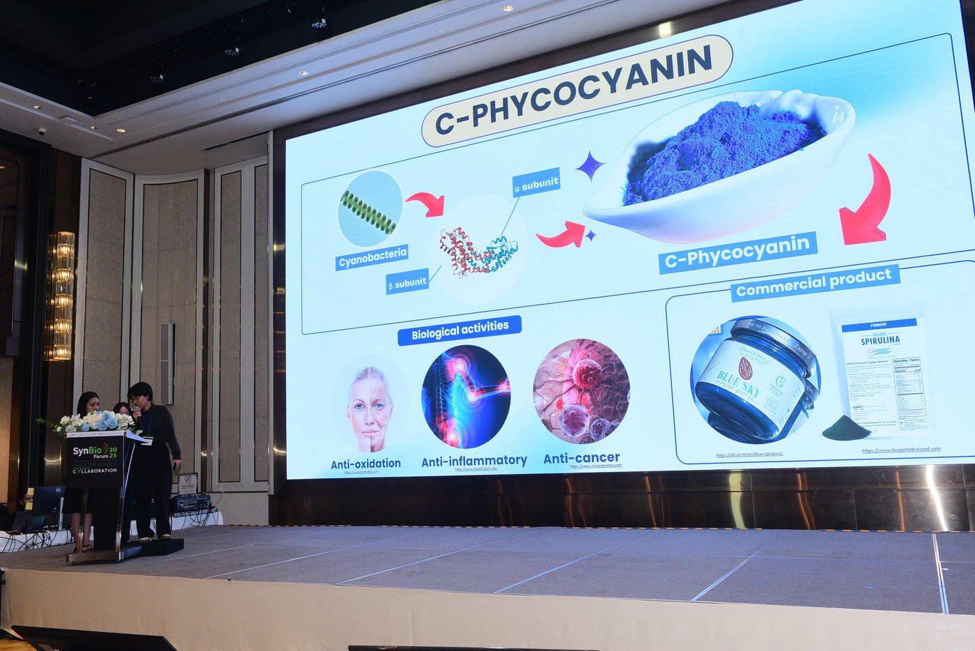 Team presentation at SynBio Forum 2025
