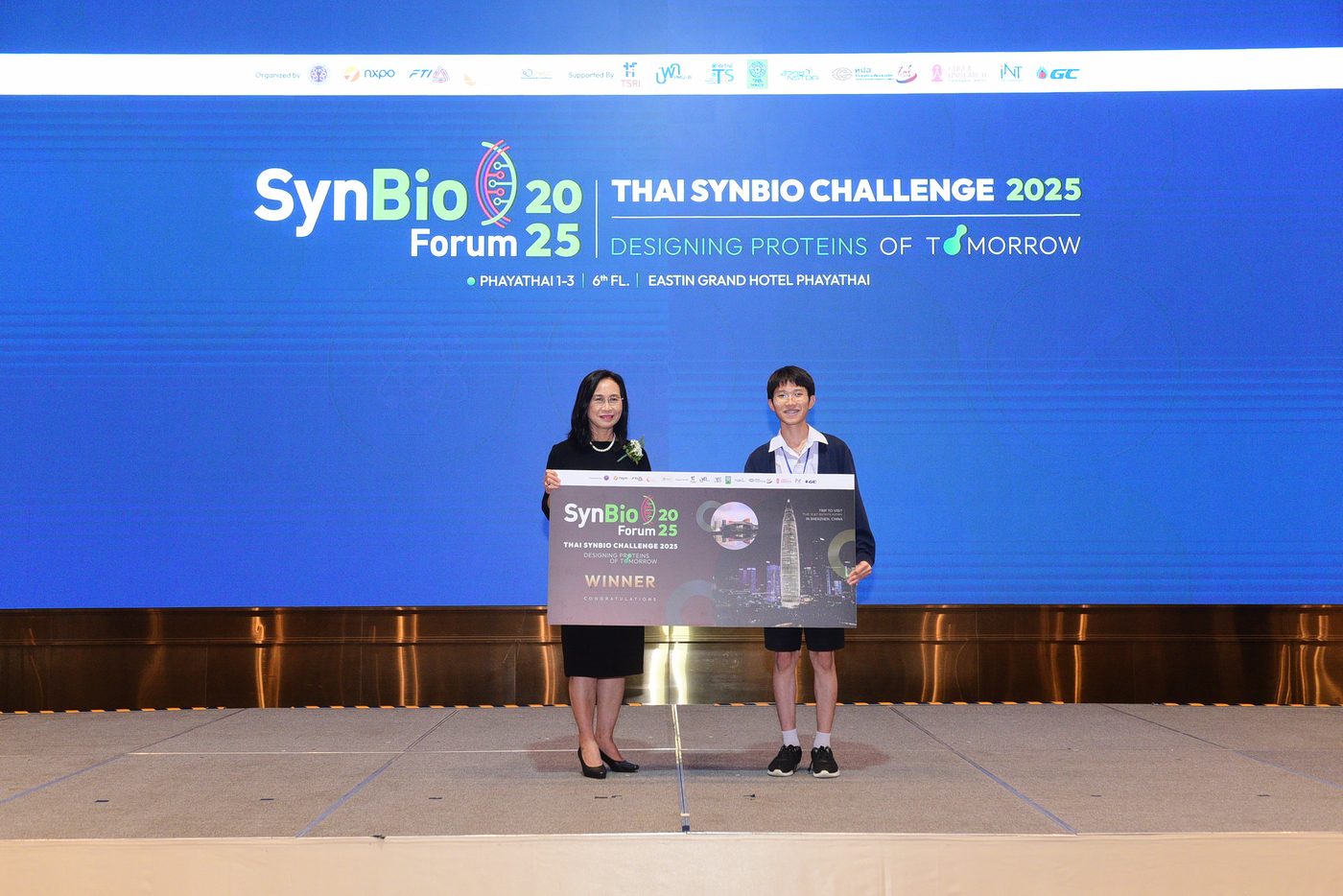 Winner award at SynBio Forum 2025